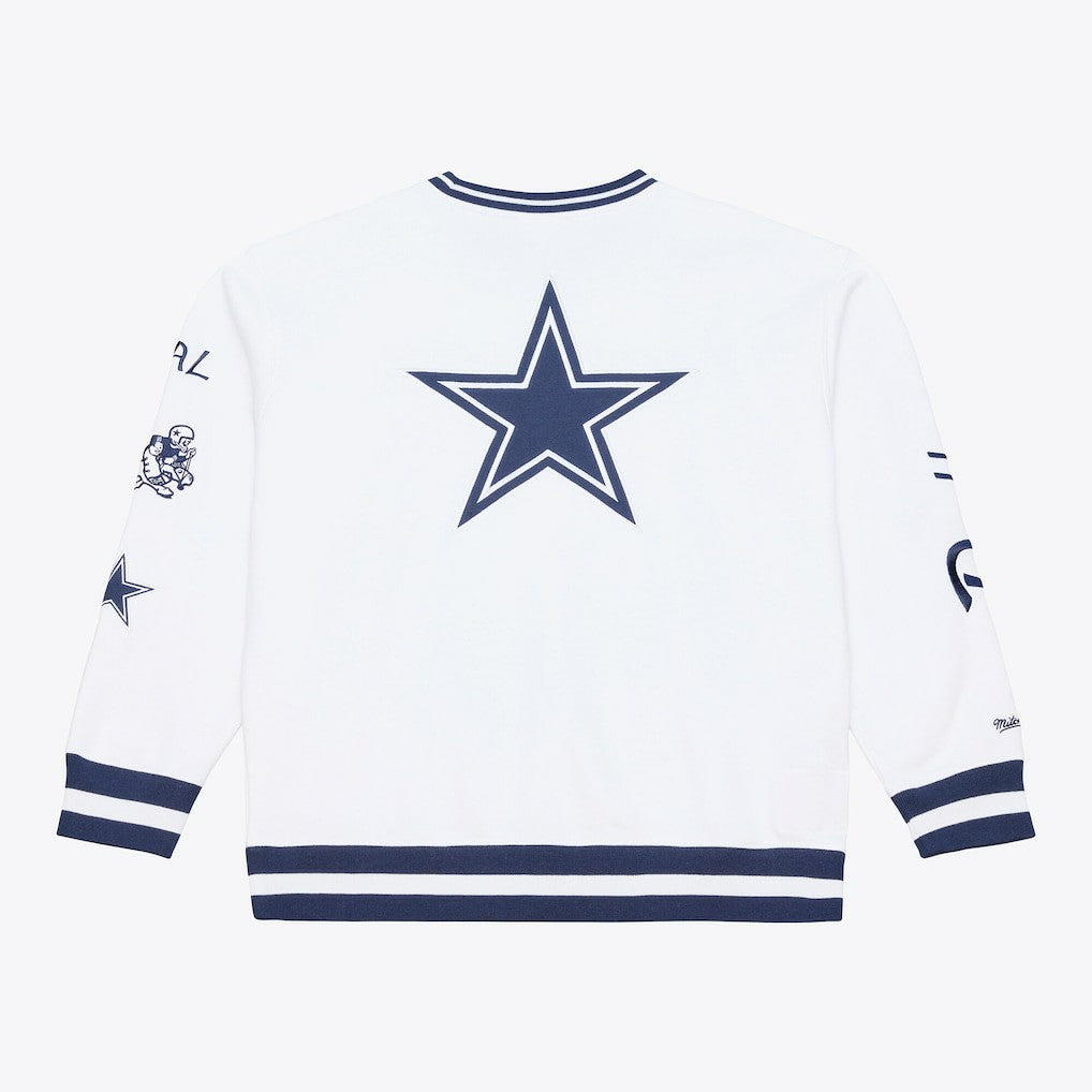 Dallas Cowboys White Out Fleece Sweatshirt White