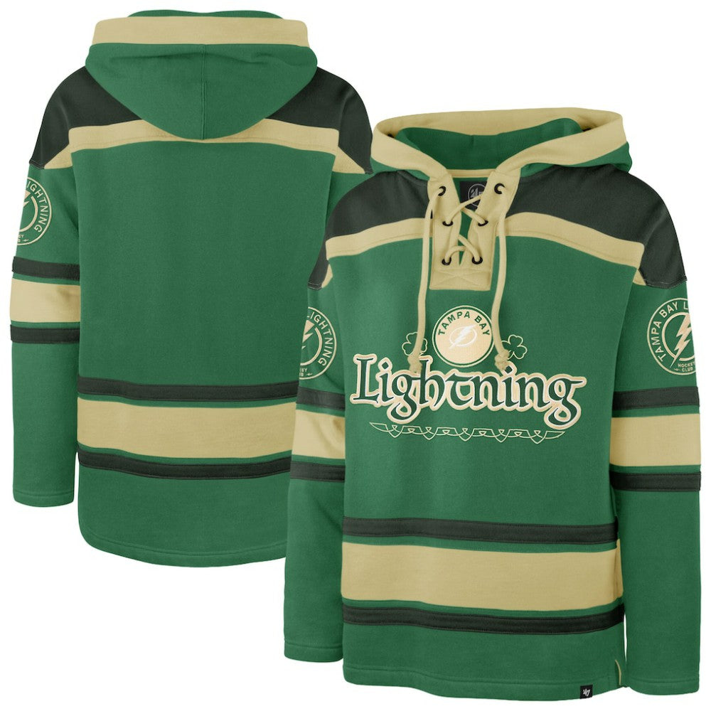 NHL Tampa Bay Lightning '47 McLucky Superior Lacer Hoodie - Kelly Green