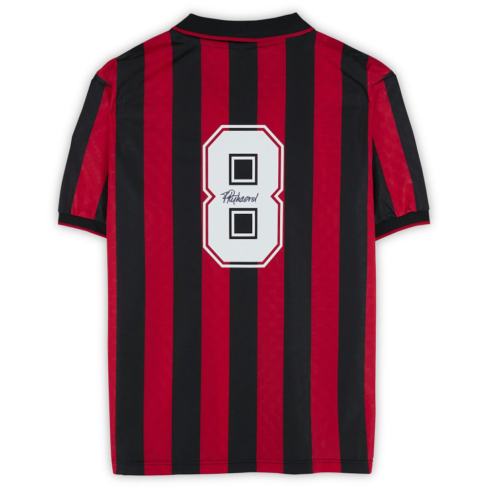 Frank Rijkaard AC Milan Autographed Red/Black Home Jersey Icons sale