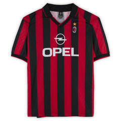 Frank Rijkaard AC Milan Autographed Red/Black Home Jersey Icons sale