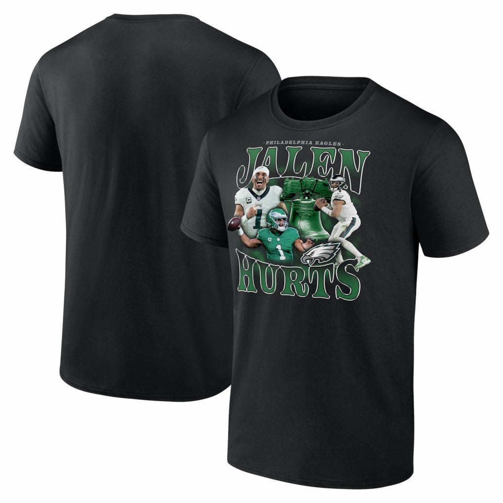 Jalen Hurts Philadelphia Eagles Notorious T-Shirt Black