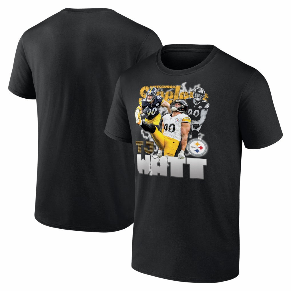 T.J. Watt Pittsburgh Steelers Notorious T-Shirt Black