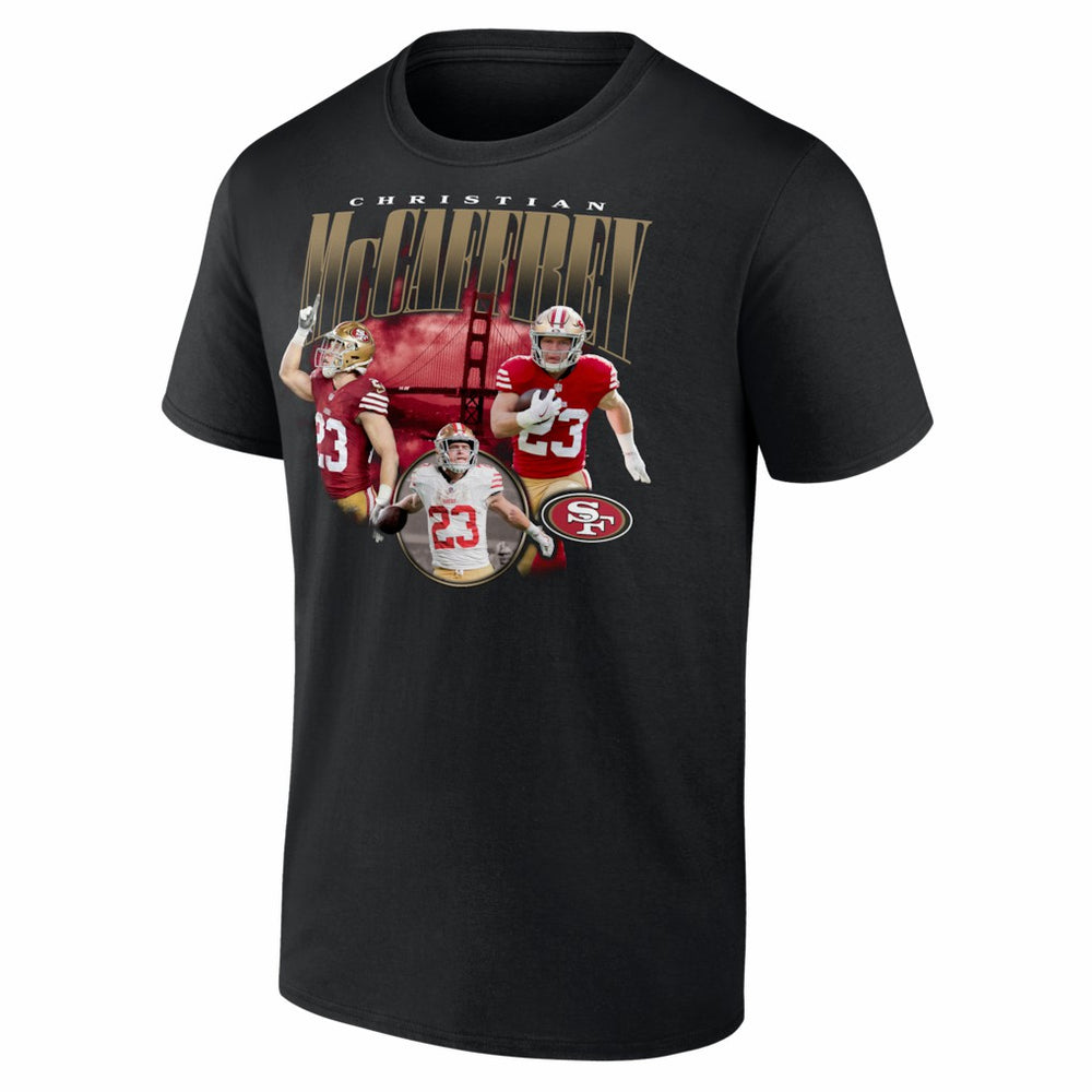 Christian McCaffrey San Francisco 49ers Notorious T-Shirt Black
