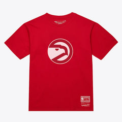 Atlanta Hawks Unisex Hardwood Classics Arch T-Shirt Red