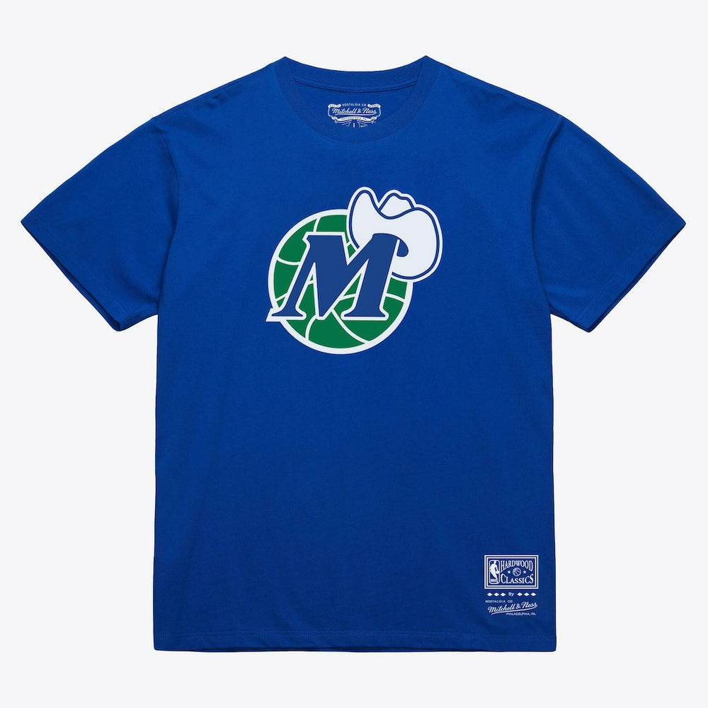 Dallas Mavericks Unisex Hardwood Classics Arch T-Shirt Royal