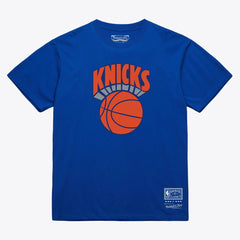 New York Knicks Unisex Hardwood Classics Arch T-Shirt Royal