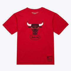 Chicago Bulls Unisex Hardwood Classics Arch T-Shirt Red