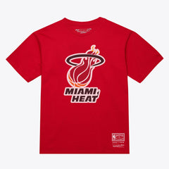 Miami Heat Unisex Hardwood Classics Arch T-Shirt Red
