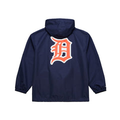Detroit Tigers Mitchell & Ness Full-Snap Hooded Coaches Jacket - Navy Jackets