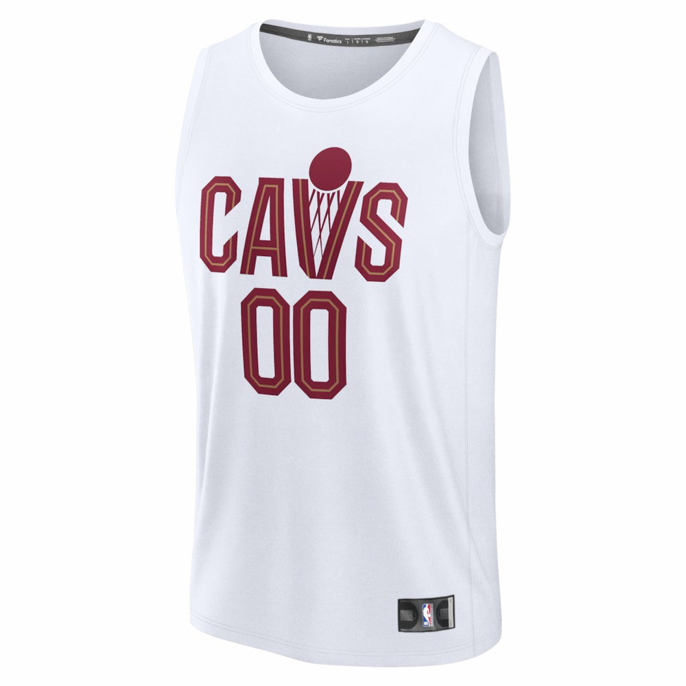 Cleveland Cavaliers Fastbreak Custom Jersey Association Editi- White