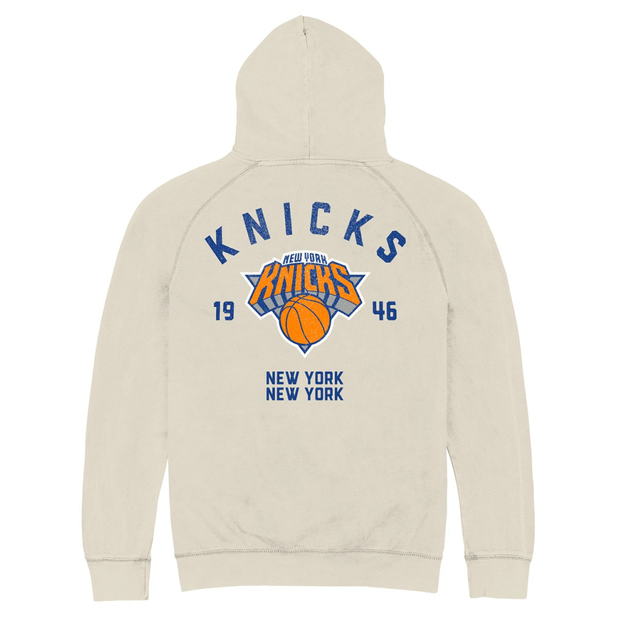 New York Knicks Stadium Essentials Unisex Get Back Vintage Raglan Hoodie White