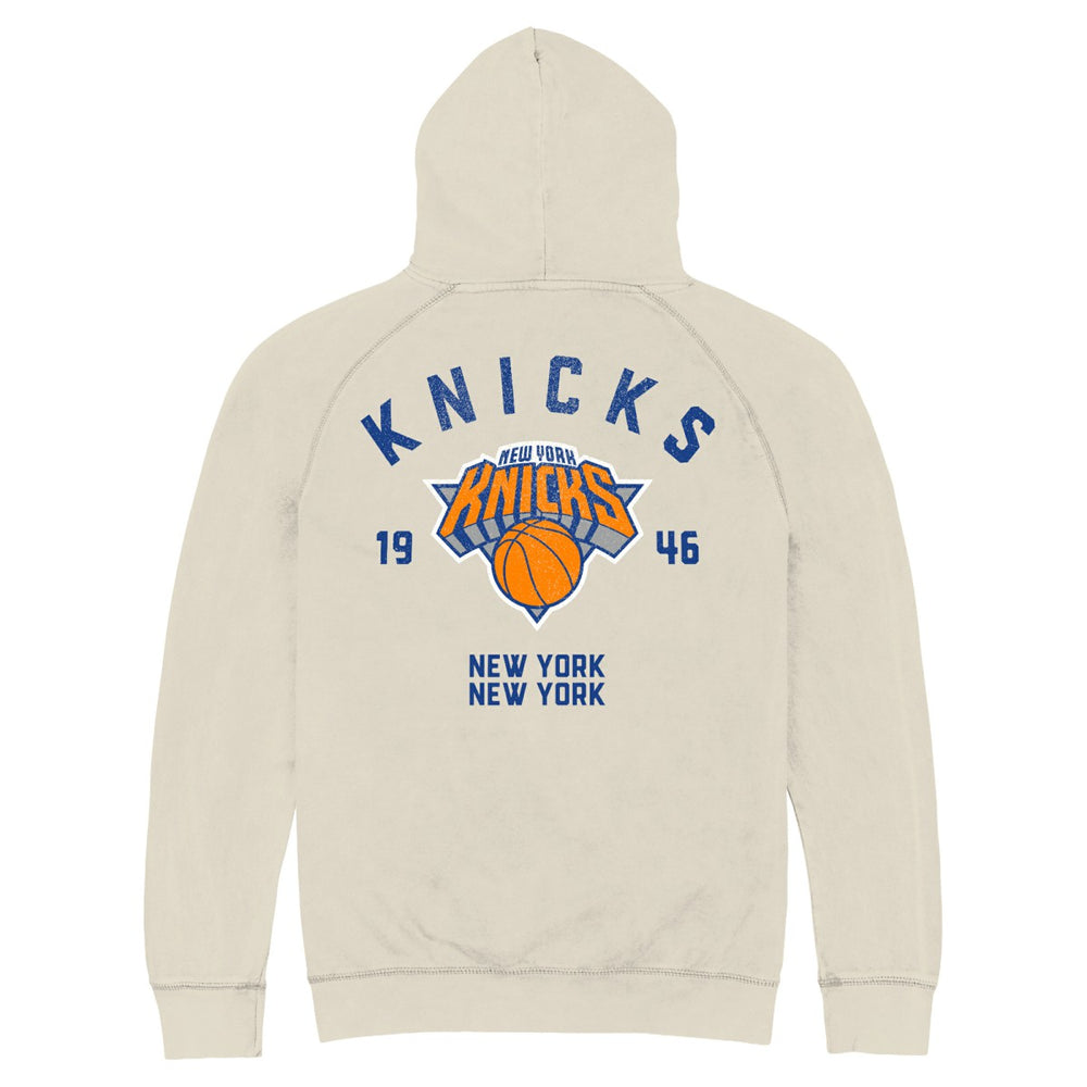 New York Knicks Stadium Essentials Unisex Get Back Vintage Raglan Hoodie White