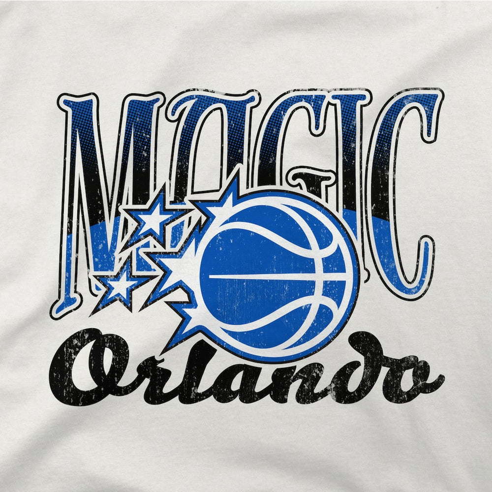 Orlando Magic Stadium Essentials Unisex Sky High Fleece Sweatshirt Oatmeal