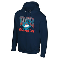 Oklahoma City Thunder Stadium Essentials Unisex Sky High Hoodie Navy