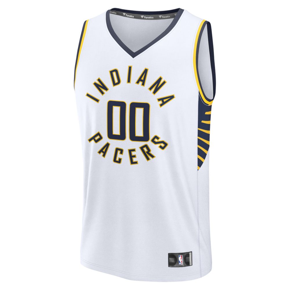 NBA Indiana Pacers Fanatics Fast Break Custom Jersey - Icon Edition - White