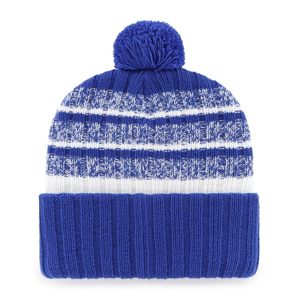 Indianapolis Colts '47 Tavern Cuffed Knit Hat with Pom Royal/White