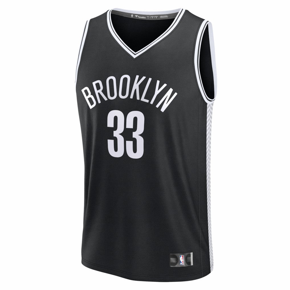 Nic Claxton Brooklyn Nets Fast Break Replica Jersey Black Icon Edition