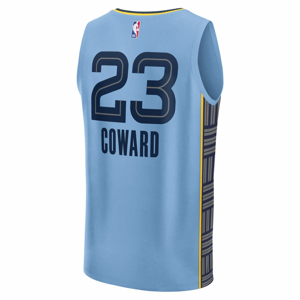 Cedric Coward Memphis Grizzlies Fast Break Replica Player Jersey Statement Edition Light Blue