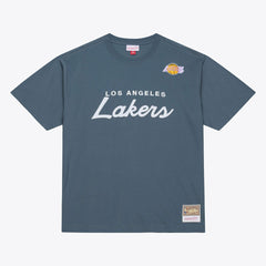 Los Angeles Lakers Thunderstorm T-Shirt Blue