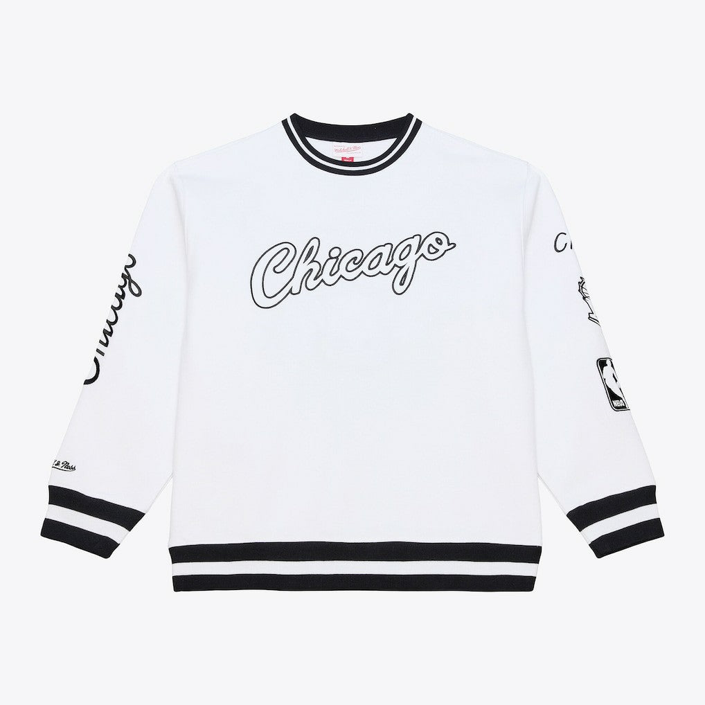 Chicago Bulls Hardwood Classics Arctic Fleece Sweatshirt White