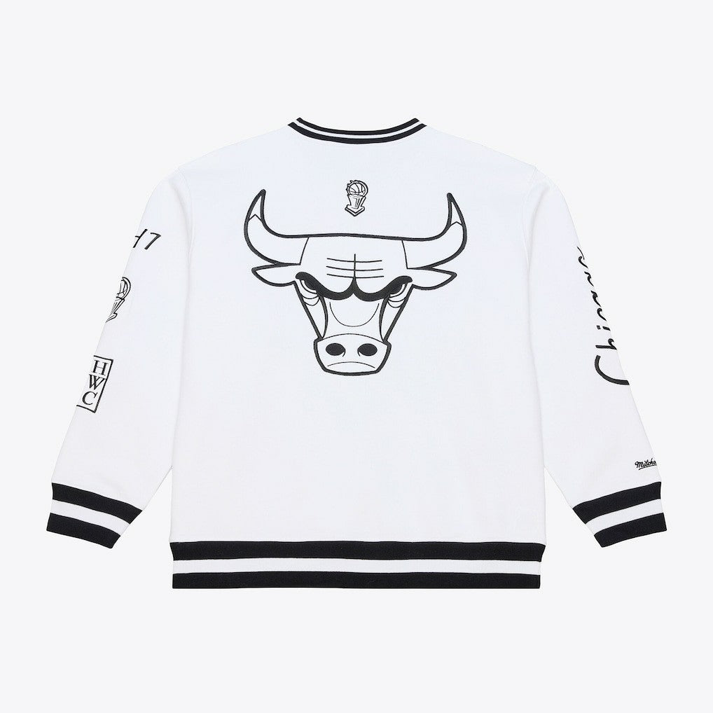 Chicago Bulls Hardwood Classics Arctic Fleece Sweatshirt White