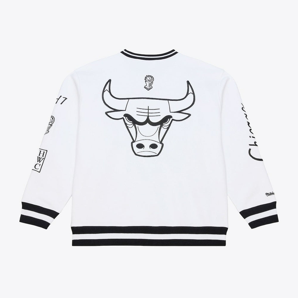 Chicago Bulls Hardwood Classics Arctic Fleece Sweatshirt White
