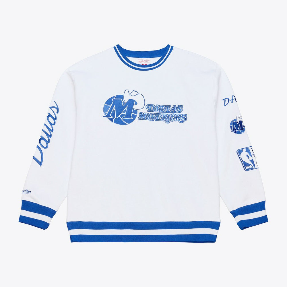 Dallas Mavericks Arctic Fleece Sweatshirt White