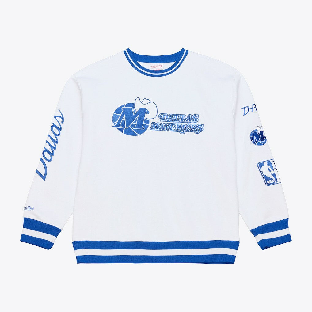 Dallas Mavericks Arctic Fleece Sweatshirt White