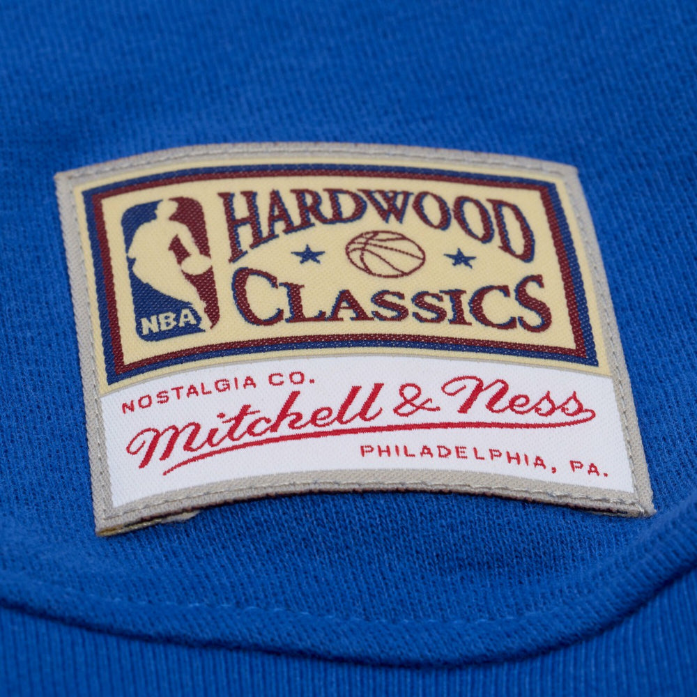 New York Knicks Women's Hardwood Classics Script Lightweight Sweatshirt Royal