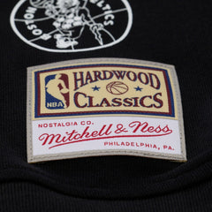 Boston Celtics Women's Hardwood Classics Script Lightweight Sweatshirt Black