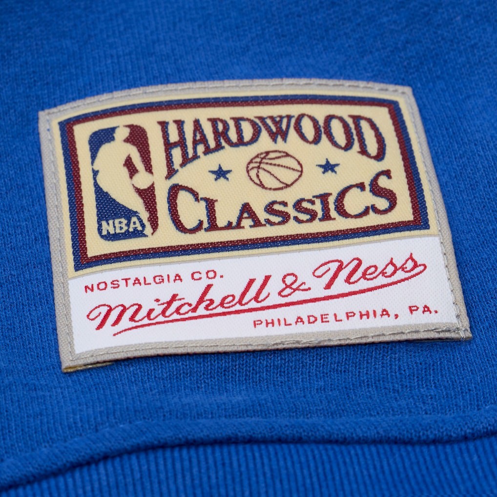Golden State Warriors Women's Hardwood Classics Script Lightweight Sweatshirt Royal