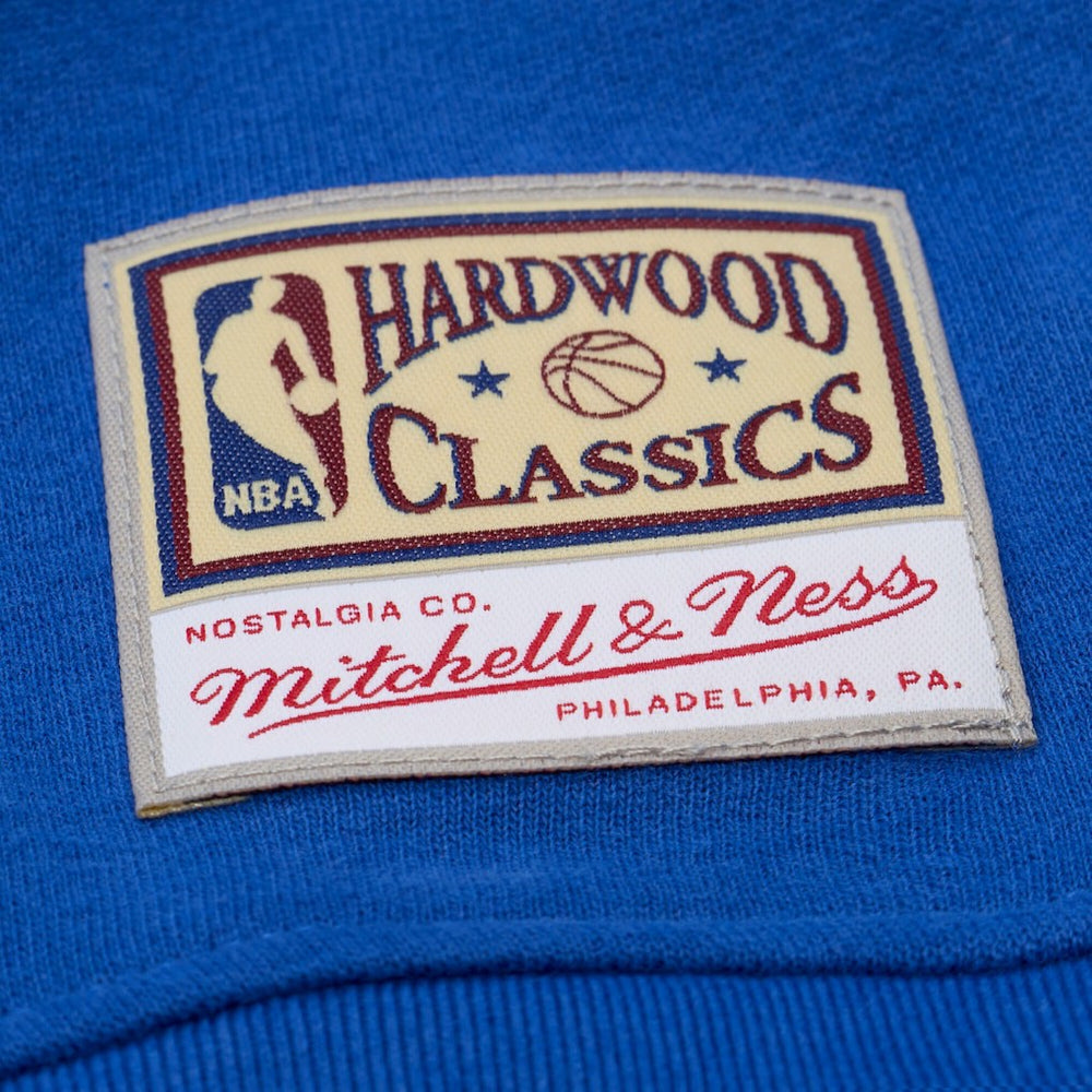 Golden State Warriors Women's Hardwood Classics Script Lightweight Sweatshirt Royal