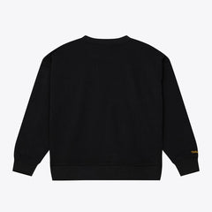 Los Angeles Lakers Women's Hardwood Classics Script Lightweight Sweatshirt Black