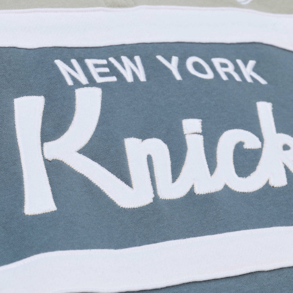 New York Knicks Thunderstorm Head Coach Quarter-Zip Jacket Blue