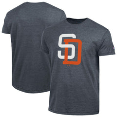 San Diego Padres Champion Cooperstown Logo Tri-Blend T-Shirt - Navy T-shirts