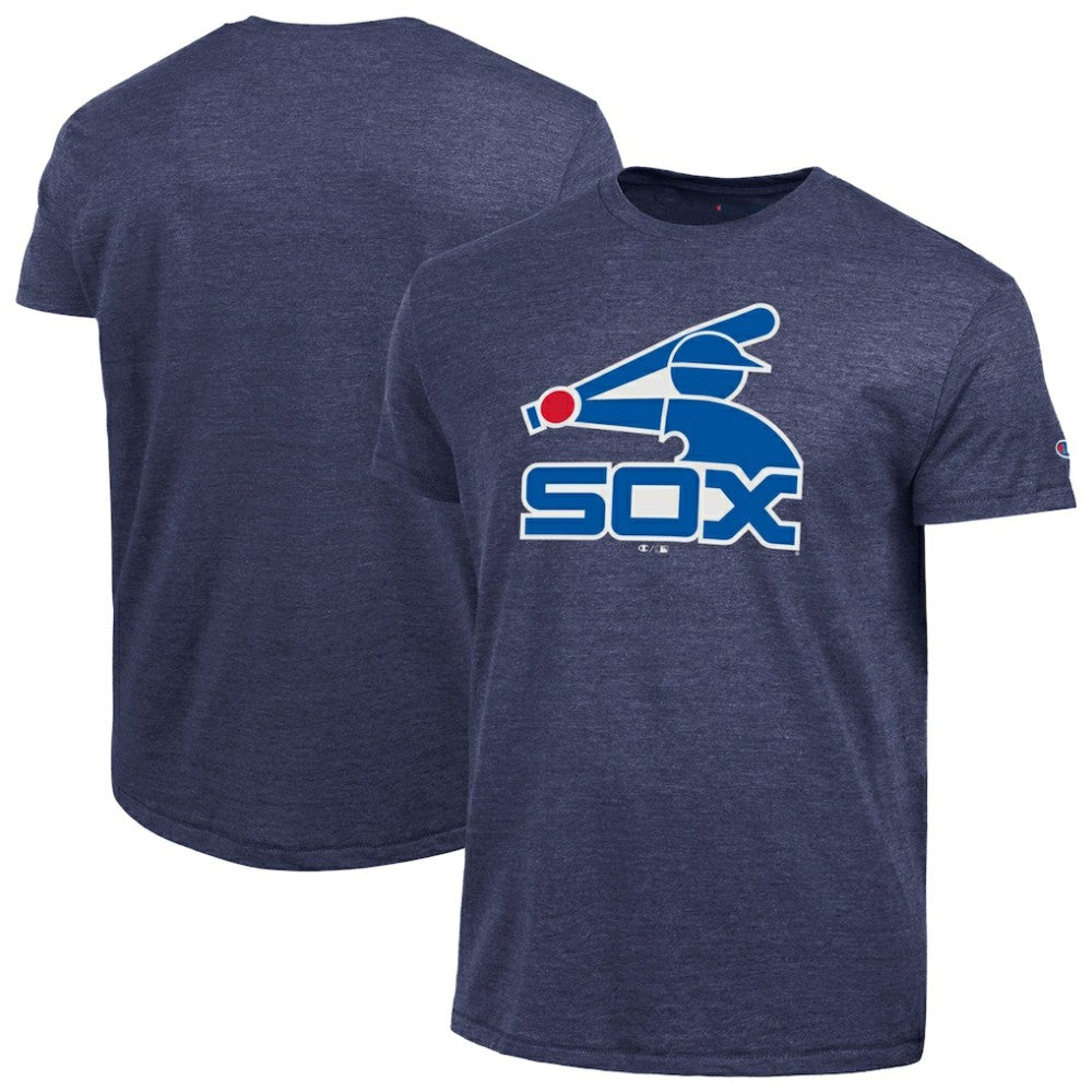 Chicago White Sox Champion Cooperstown Logo Tri-Blend T-Shirt - Navy T-shirts