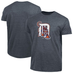 Detroit Tigers Champion Cooperstown Logo Tri-Blend T-Shirt - Navy T-shirts