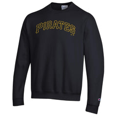 Pittsburgh Pirates Champion Powerblend Wordmark Sweatshirt - Black Sweatshirts