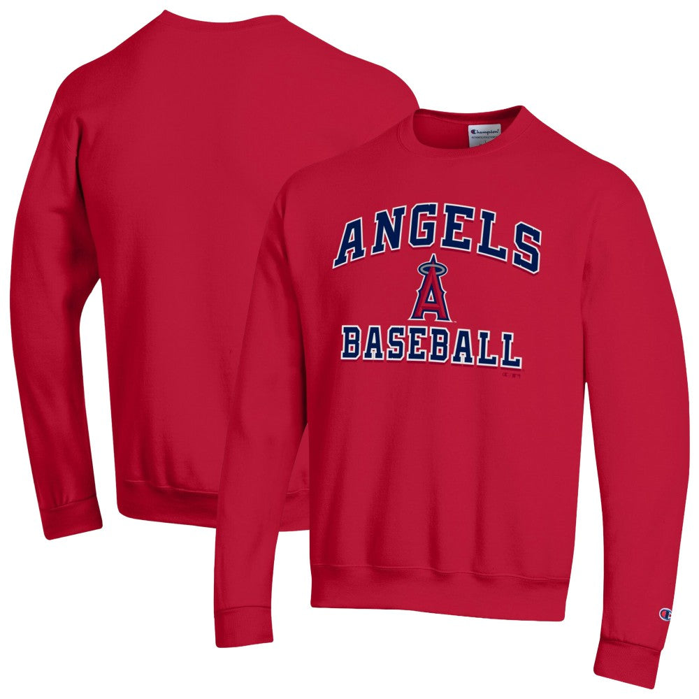 Los Angeles Angels Champion Heart & Soul Powerblend Sweatshirt - Red Sweatshirts
