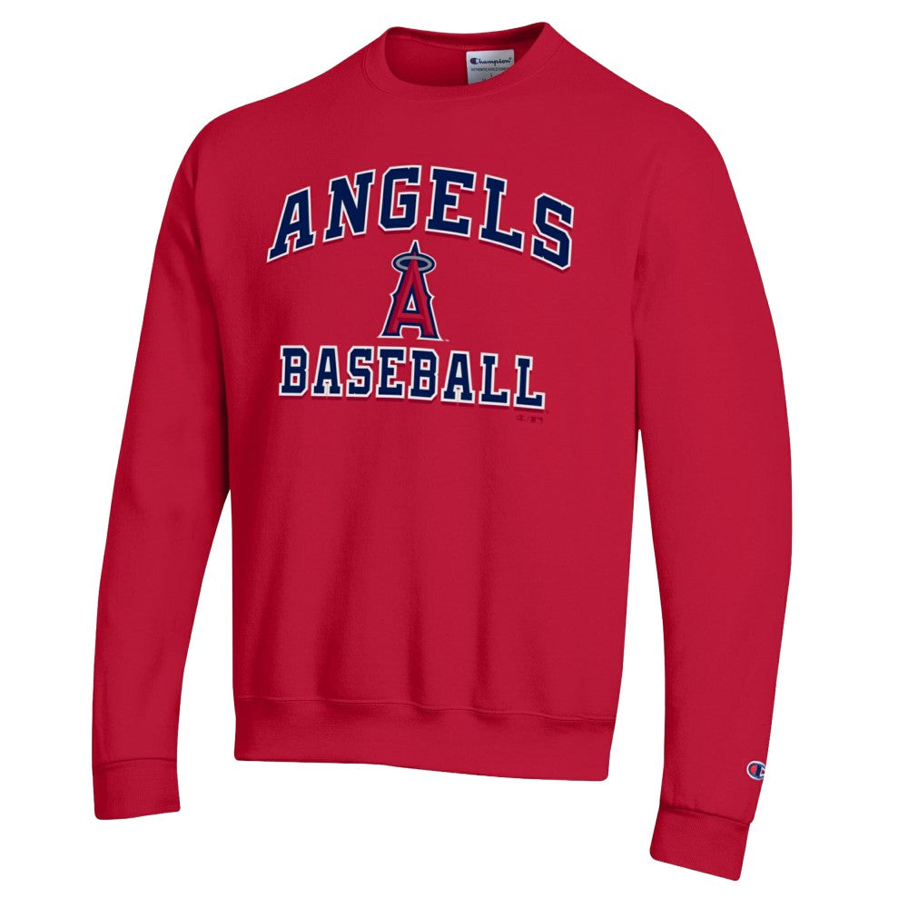 Los Angeles Angels Champion Heart & Soul Powerblend Sweatshirt - Red Sweatshirts