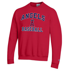 Los Angeles Angels Champion Heart & Soul Powerblend Sweatshirt - Red Sweatshirts