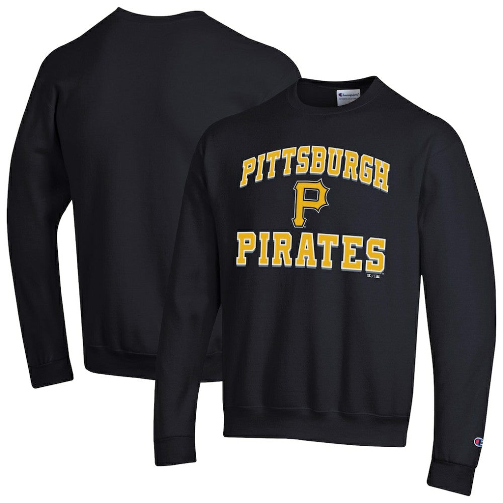 Pittsburgh Pirates Champion Heart & Soul Powerblend Sweatshirt - Black Sweatshirts