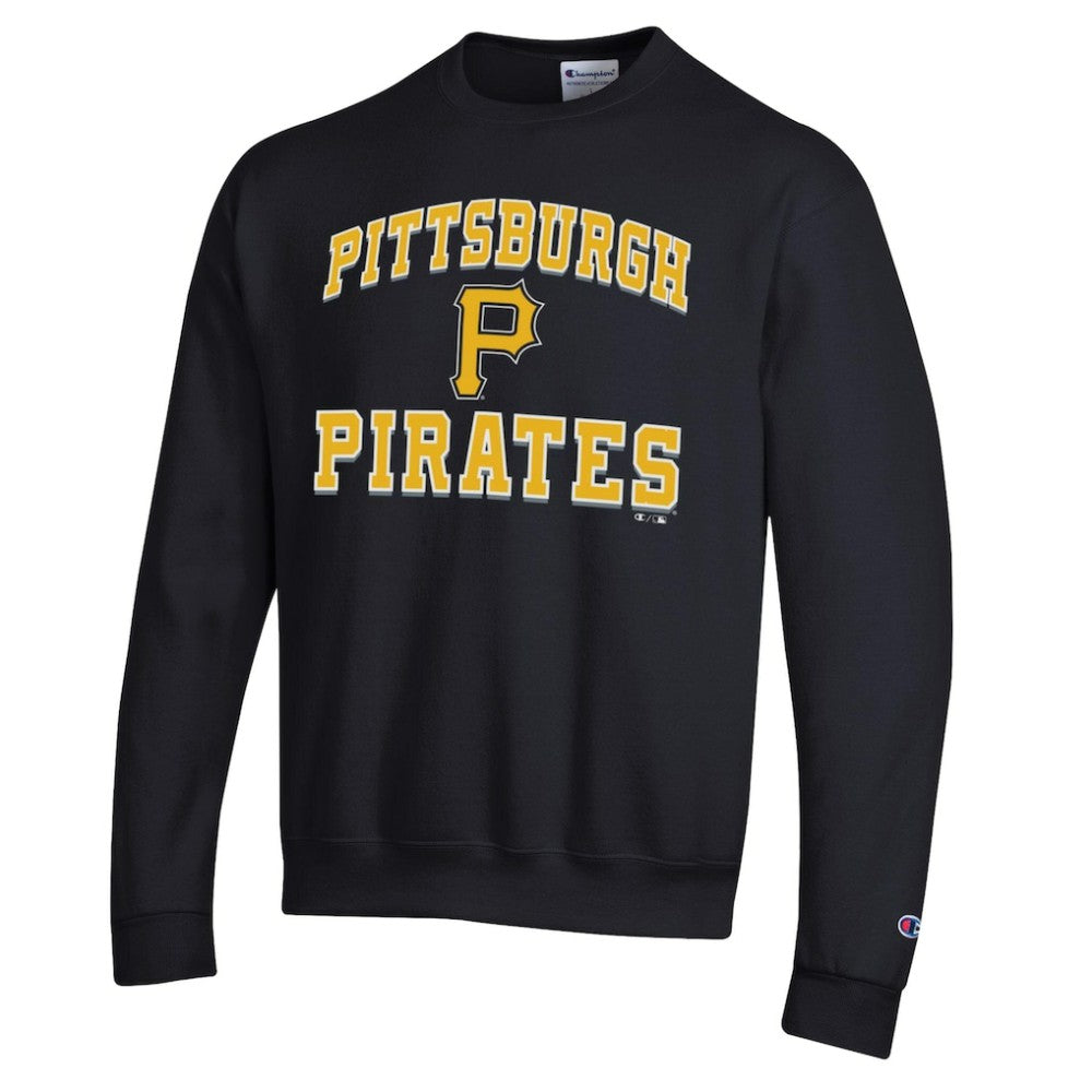Pittsburgh Pirates Champion Heart & Soul Powerblend Sweatshirt - Black Sweatshirts
