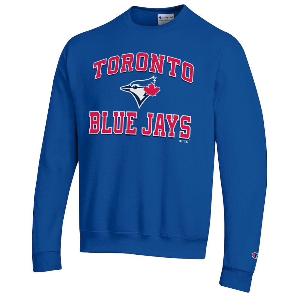 Toronto Blue Jays Champion Heart & Soul Powerblend Sweatshirt - Royal Sweatshirts