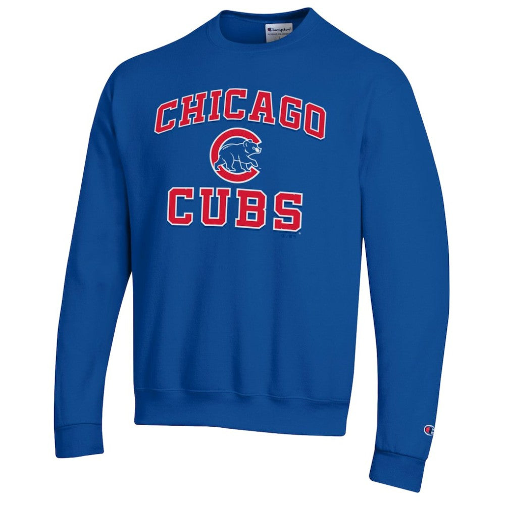 Chicago Cubs Champion Heart & Soul Powerblend Sweatshirt - Royal Sweatshirts