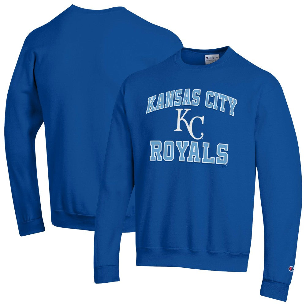 Kansas City Royals Champion Heart & Soul Powerblend Sweatshirt - Royal Sweatshirts