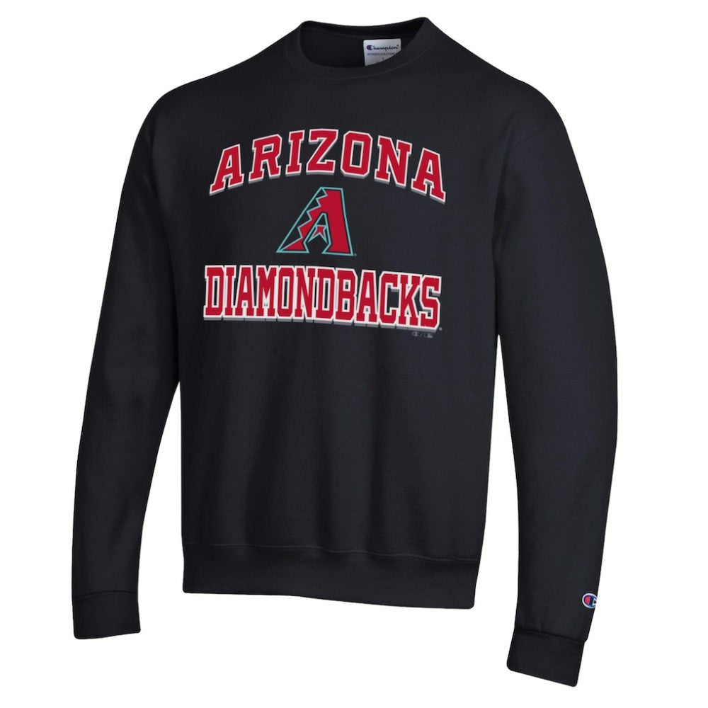 Arizona Diamondbacks Champion Heart & Soul Powerblend Sweatshirt - Black Sweatshirts