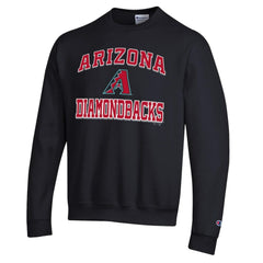 Arizona Diamondbacks Champion Heart & Soul Powerblend Sweatshirt - Black Sweatshirts