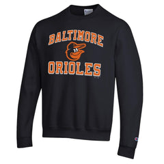 Baltimore Orioles Champion Heart & Soul Powerblend Sweatshirt - Black Sweatshirts