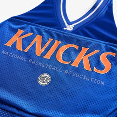 New York Knicks Off Season x NBA Women's Halter Top Blue